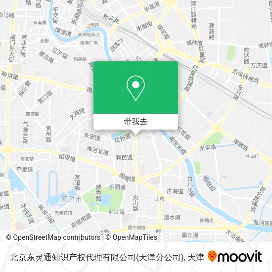 北京东灵通知识产权代理有限公司(天津分公司)地图
