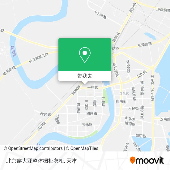北京鑫大亚整体橱柜衣柜地图