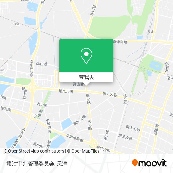 塘沽审判管理委员会地图