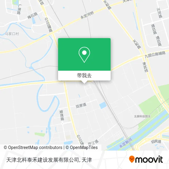 天津北科泰禾建设发展有限公司地图