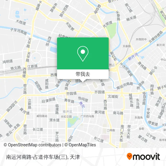 南运河南路-占道停车场(三)地图