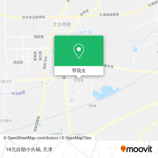 18元自助小火锅地图