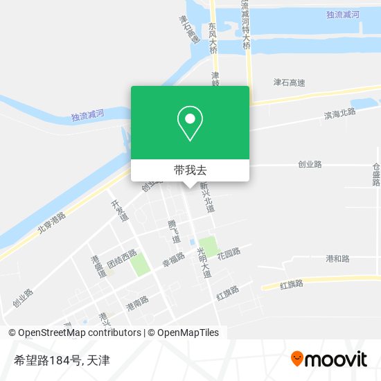 希望路184号地图