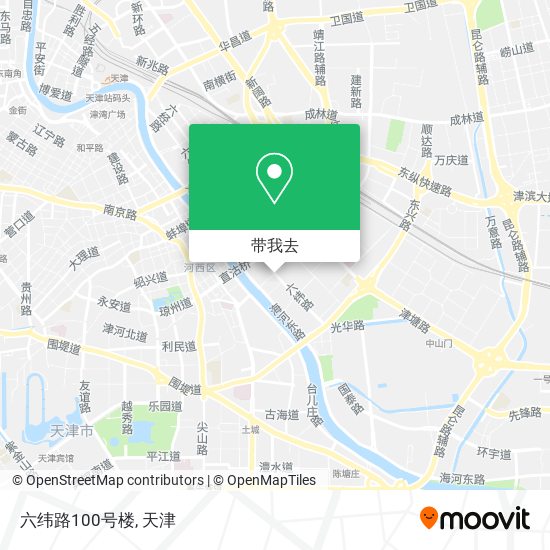 六纬路100号楼地图