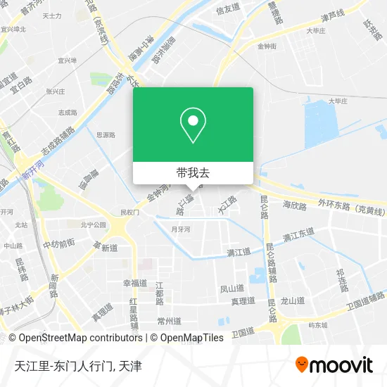 天江里-东门人行门地图