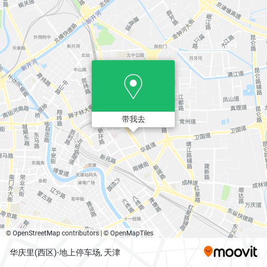 华庆里(西区)-地上停车场地图