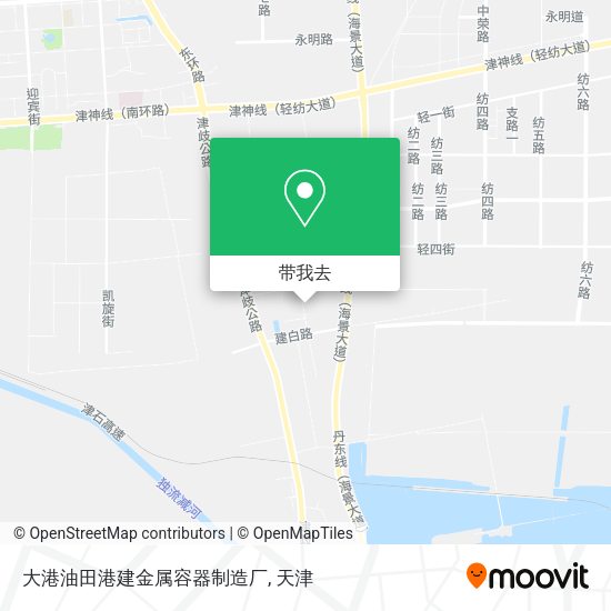 大港油田港建金属容器制造厂地图