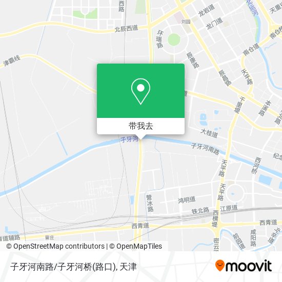 子牙河南路/子牙河桥(路口)地图