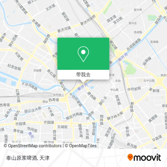 泰山原浆啤酒地图