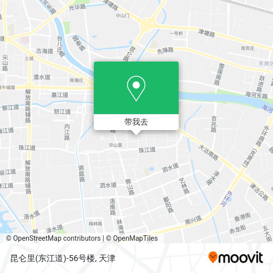 昆仑里(东江道)-56号楼地图