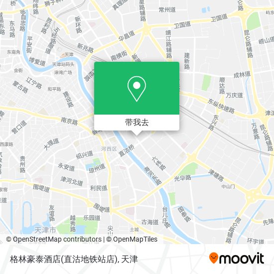 格林豪泰酒店(直沽地铁站店)地图