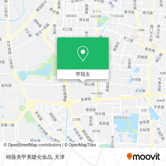 栩薇美甲美睫化妆品地图