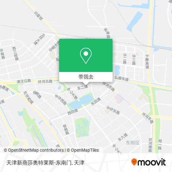 天津新燕莎奥特莱斯-东南门地图