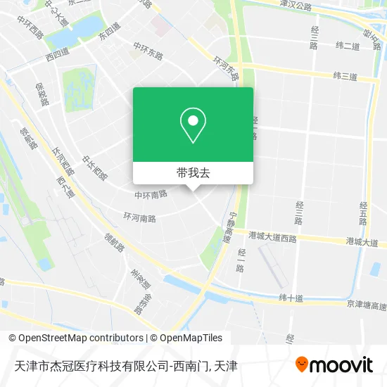 天津市杰冠医疗科技有限公司-西南门地图