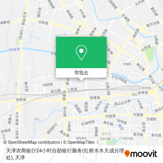 天津农商银行24小时自助银行服务(红桥水木天成分理处)地图