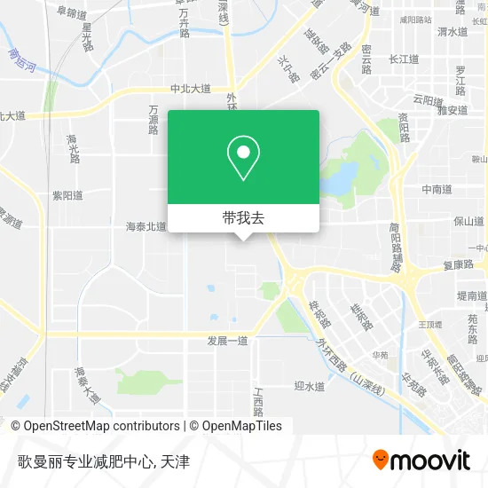 歌曼丽专业减肥中心地图