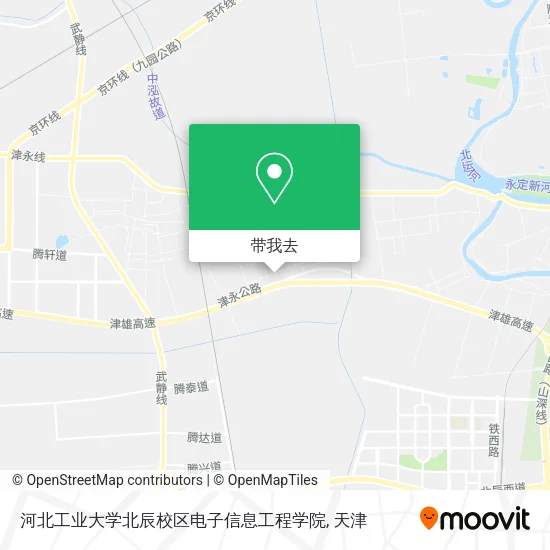 河北工业大学北辰校区电子信息工程学院地图