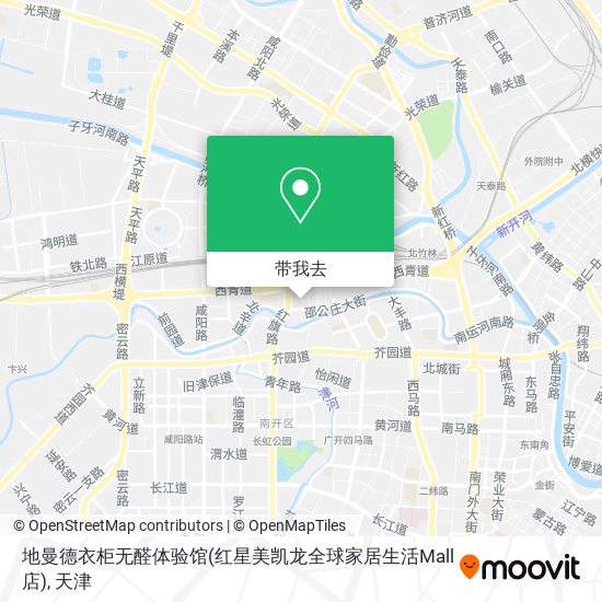 地曼德衣柜无醛体验馆(红星美凯龙全球家居生活Mall店)地图