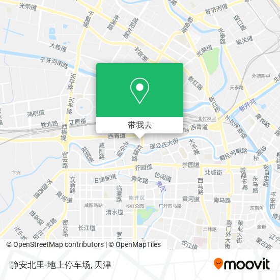 静安北里-地上停车场地图