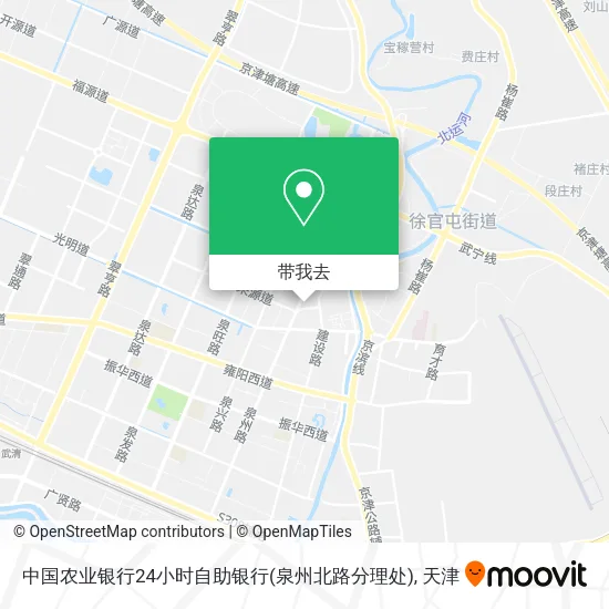 中国农业银行24小时自助银行(泉州北路分理处)地图