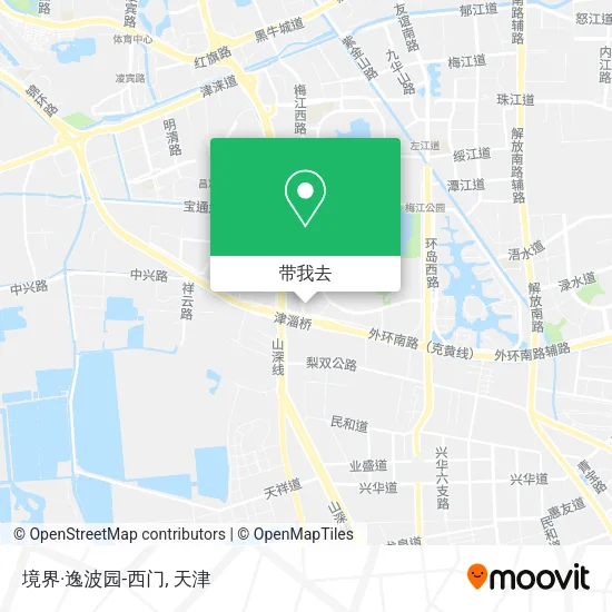 境界·逸波园-西门地图