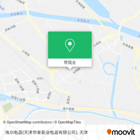 海尔电器(天津华泰新业电器有限公司)地图