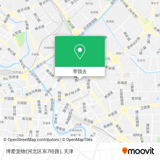 博爱宠物(河北区东7经路)地图