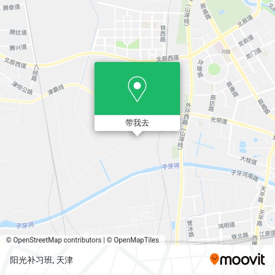 阳光补习班地图