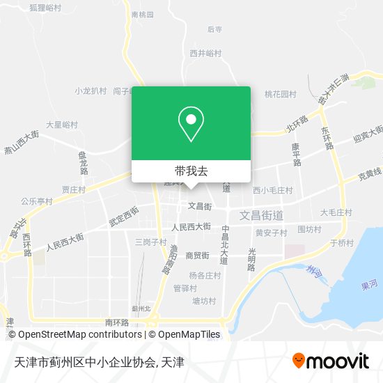 天津市蓟州区中小企业协会地图