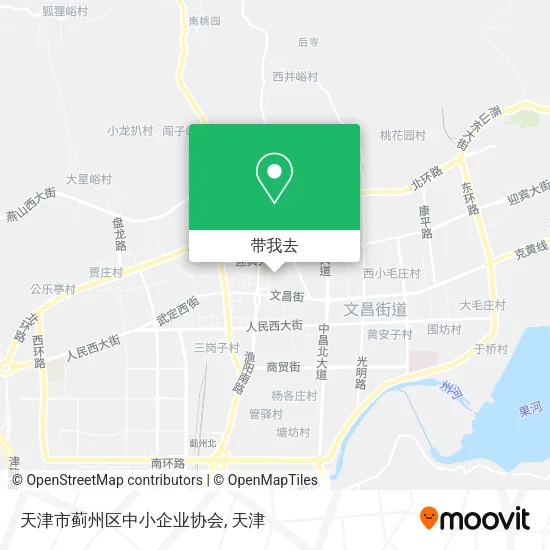 天津市蓟州区中小企业协会地图