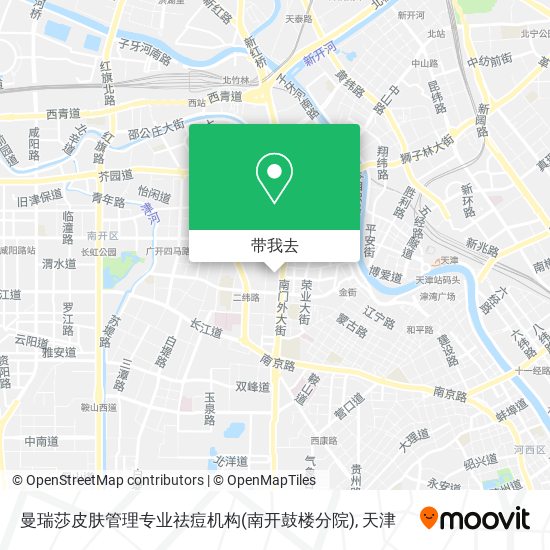 曼瑞莎皮肤管理专业祛痘机构(南开鼓楼分院)地图