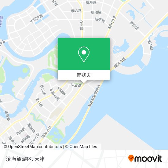 滨海旅游区地图