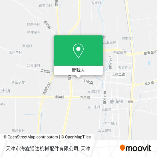 天津市海鑫通达机械配件有限公司地图