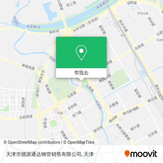 天津市德源通达钢管销售有限公司地图