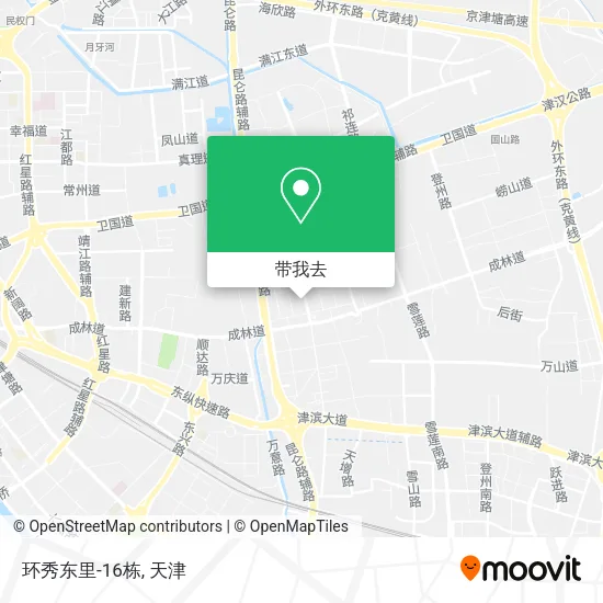 环秀东里-16栋地图