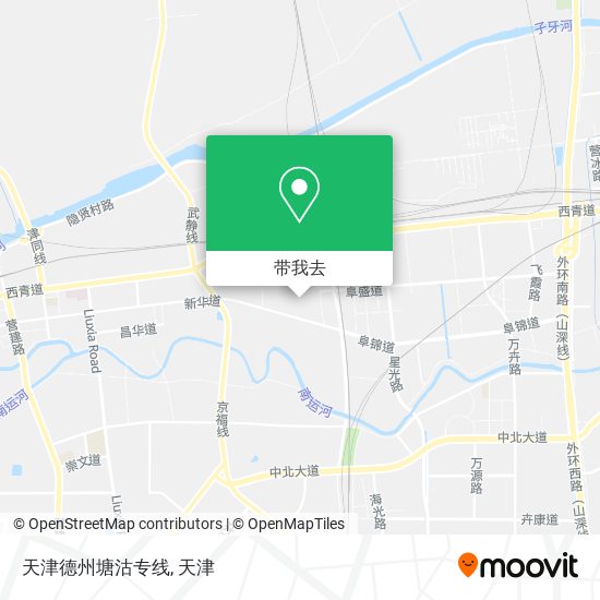 天津德州塘沽专线地图