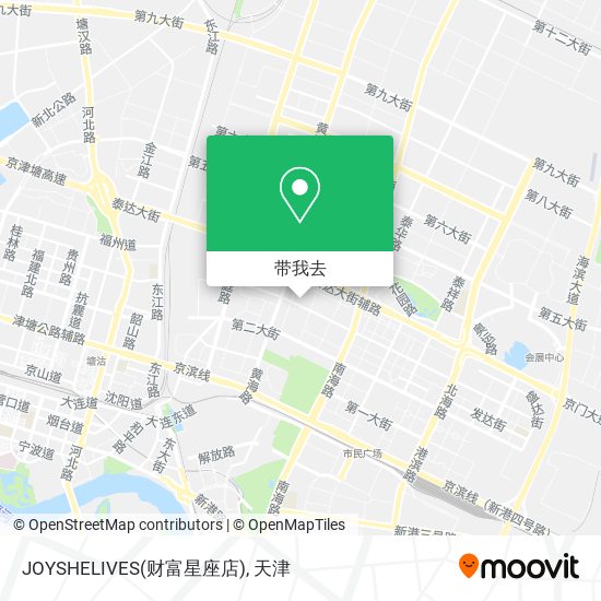 JOYSHELIVES(财富星座店)地图