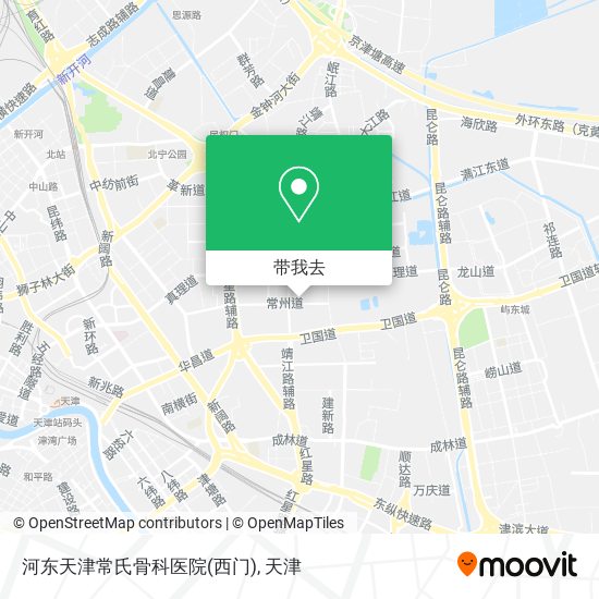 河东天津常氏骨科医院(西门)地图
