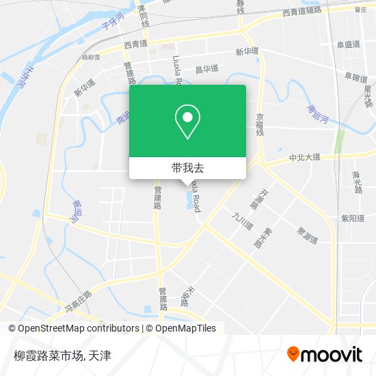 柳霞路菜市场地图