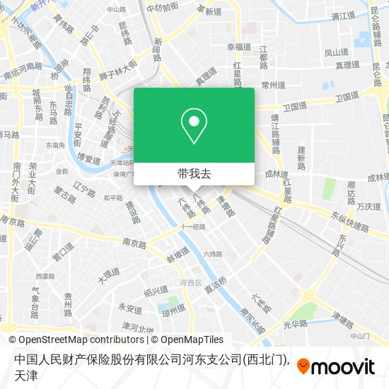 中国人民财产保险股份有限公司河东支公司(西北门)地图