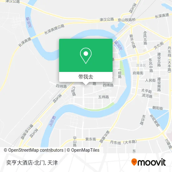 奕亨大酒店-北门地图