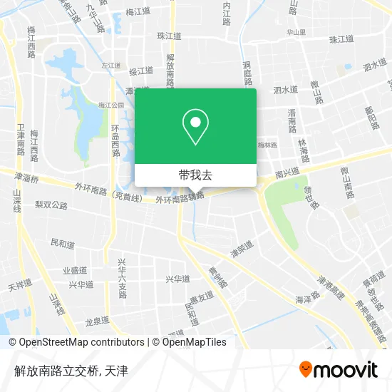 解放南路立交桥地图
