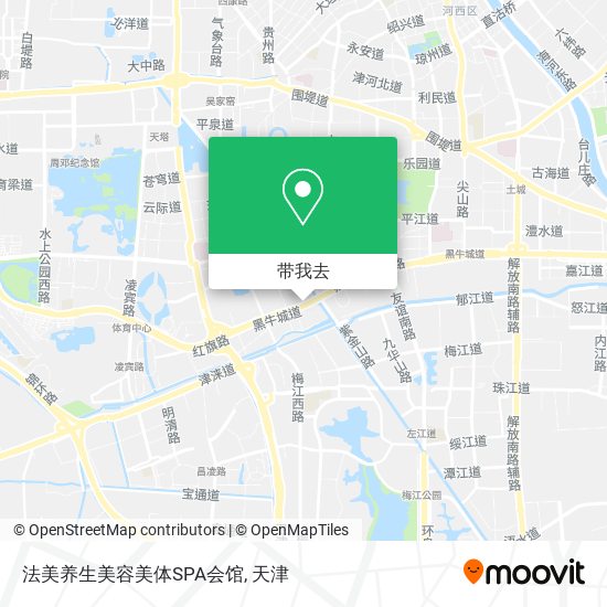 法美养生美容美体SPA会馆地图