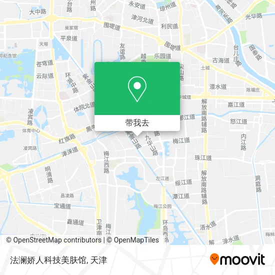 法澜娇人科技美肤馆地图