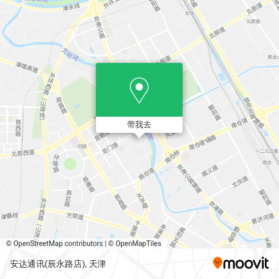安达通讯(辰永路店)地图
