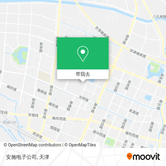 安施电子公司地图