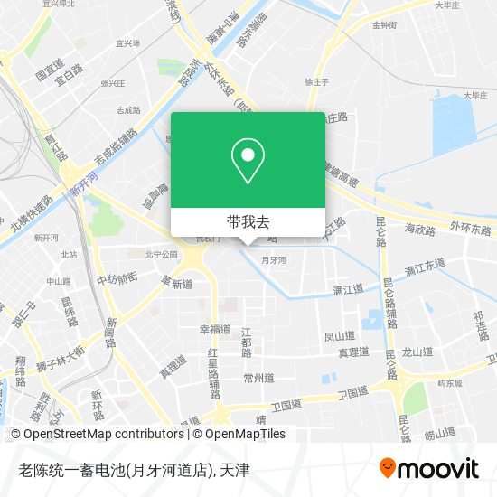 老陈统一蓄电池(月牙河道店)地图