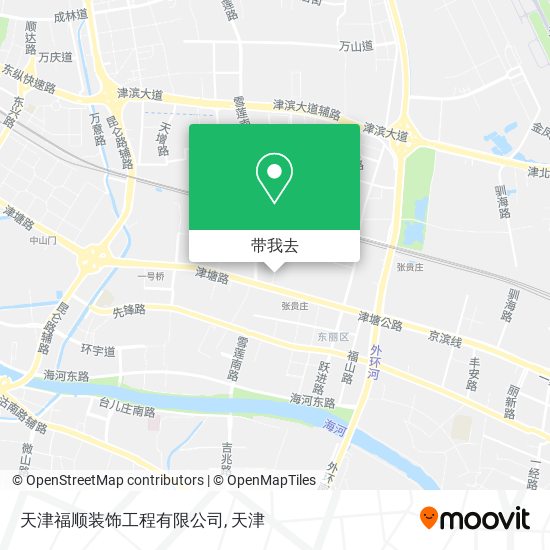 天津福顺装饰工程有限公司地图