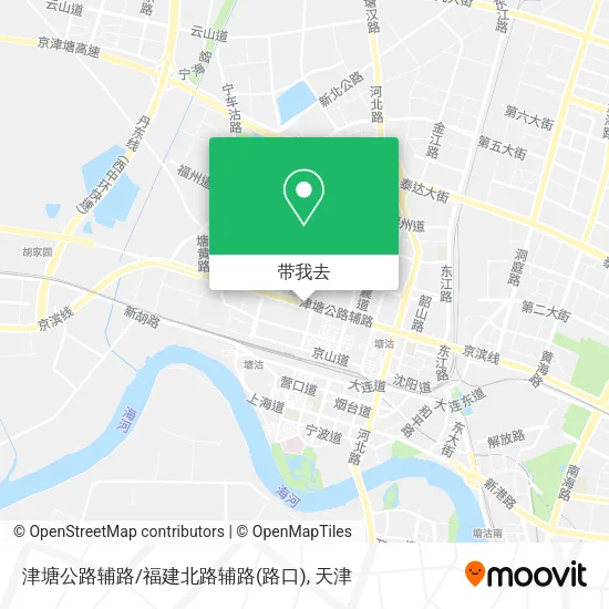 津塘公路辅路/福建北路辅路(路口)地图