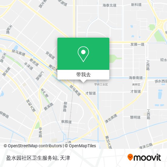 盈水园社区卫生服务站地图